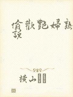 偷欢艳妇熟女小说