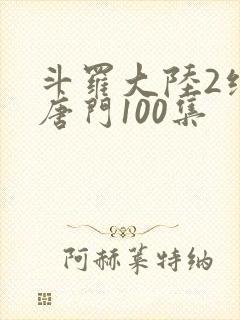 斗罗大陆2绝世唐门100集