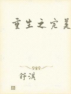 重生之完美一生封面