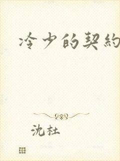冷少的契约囚奴封面