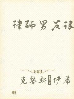 律师男友很难撩封面