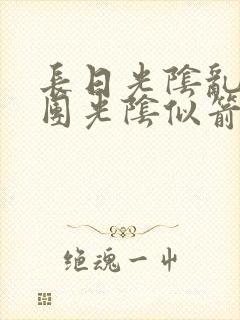 长日光阴乱作一团光阴似箭无弹窗