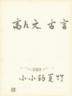 高h文 古言封面