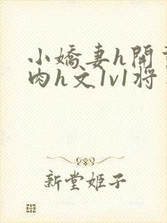 小娇妻h开荤粗肉h文1v1将军封面