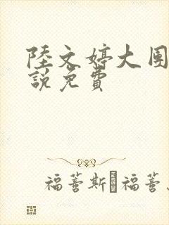 陆文婷大团圆小说免费