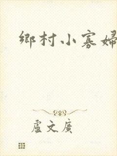乡村小寡妇封面