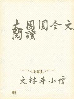 大团圆全文完整阅读