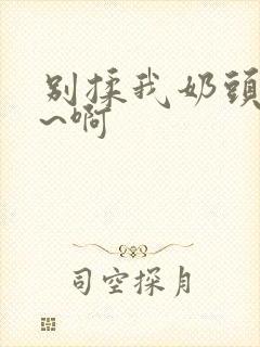 别揉我奶头~嗯~啊