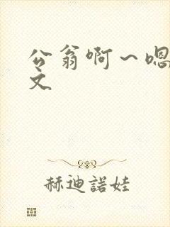 公翁啊～嗯啊h文