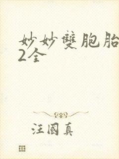 妙妙双胞胎1-2全封面