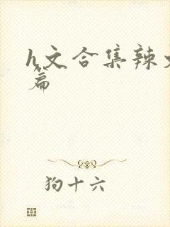 h文合集辣文短篇