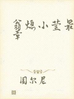 翁熄小莹最新节章