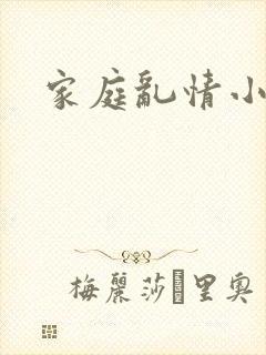 家庭乱情小说
