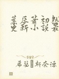叶辰萧初然最快更新小说最新封面