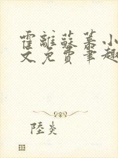 霍离苏莱小说全文免费笔趣阁封面