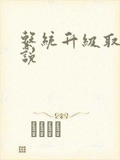 系统升级取液小说