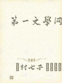 第一文学网封面
