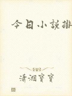今日小说排行榜封面