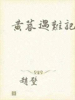 黄蓉遇难记封面