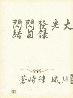 闪闪发光大团圆结目录