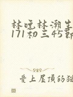林晚林潮生if171初三45节封面