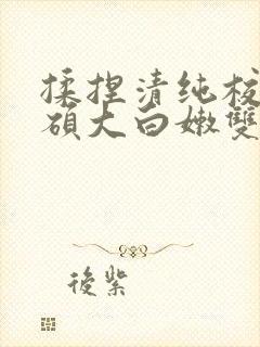 揉捏清纯校花的硕大白嫩双乳小说封面