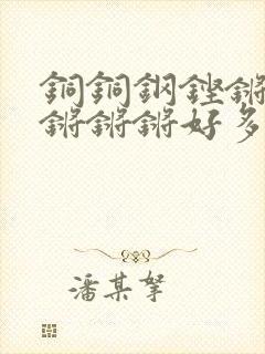 铜铜钢铿锵锵锵锵锵锵好多少阅读