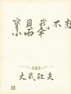 宝贝 我不想带小雨伞封面