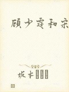 顾少霆和宋斯曼