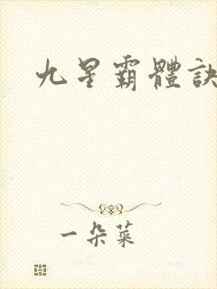 九星霸体诀小说