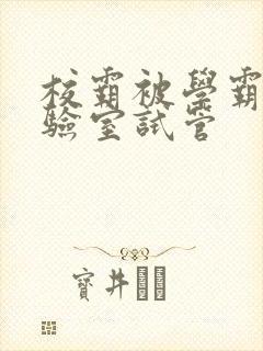 校霸被学霸压实验室试管