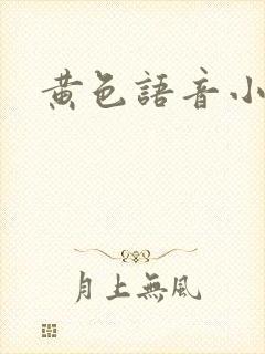 黄色语音小说