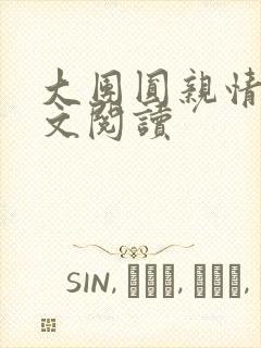 大团圆亲情会全文阅读