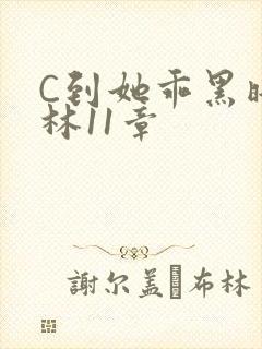 C到她乖黑暗森林11章