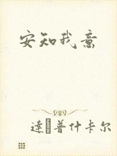 安知我意