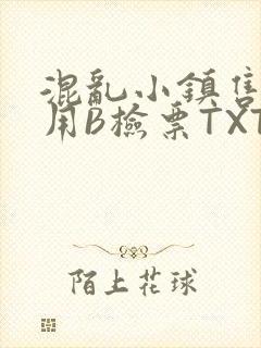 混乱小镇售票员用B检票TXT封面