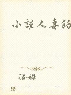 小说人妻的丝袜