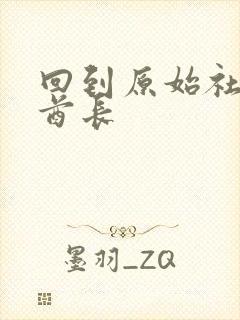 回到原始社会做酋长封面