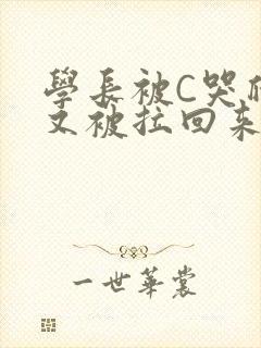 学长被C哭爬走又被拉回来封面