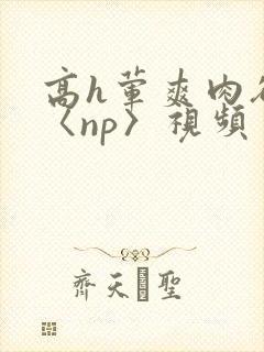 高h荤爽肉欲文〈np〉视频封面