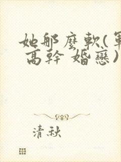 她那么软(军婚 高干 婚恋)完结封面