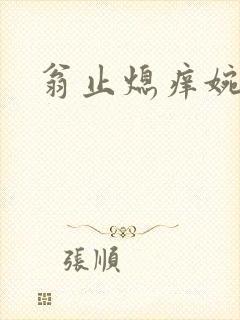 翁止熄痒婉燕封面