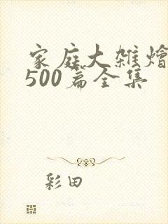 家庭大杂烩小说500篇全集封面