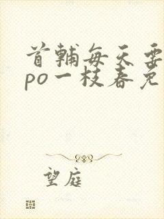 首辅每天要不够po一枝春免费阅读