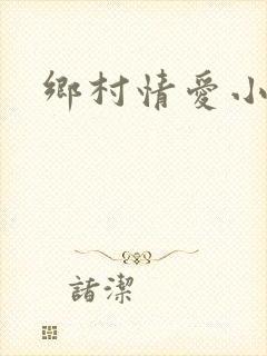 乡村情爱小说