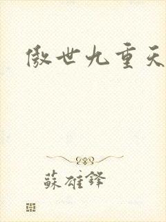 傲世九重天小说