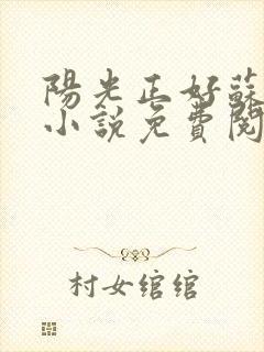 阳光正好苏玥玥小说免费阅读