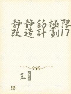 静静的极限自我改造计划17