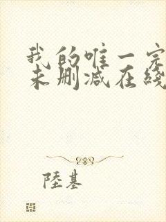 我的唯一完整版未删减在线免费观看封面