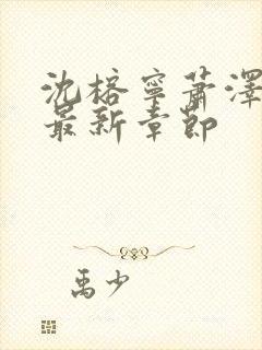 沈榕宁萧泽小说最新章节